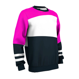 Sudadera de sublimación de tendencia de Venta caliente, sudadera de sublimación de hombre mezclada de algodón personalizada, sudadera básica para hombre - Product Image 5