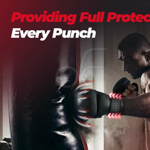Manufacturers Professional Sports MMA Gloves Pu Leather Boxing Gloves For Training Boxing Equipment - Product Image 2