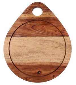 Planche à charcuterie élégante en bois naturel Taille et couleur de forme personnalisées pour les besoins utilitaires de la maison de la cuisine - Product Image 1