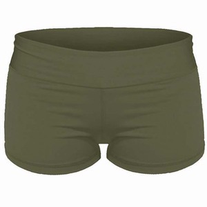 Shorts Deportivos de Mujer en Lona de Poliéster y Spandex, Cintura Elástica de Alta Calidad, Transpirables, de Secado Rápido, Color Sólido, Casuales, para Verano, Gimnasio y Fitness - Product Image 3