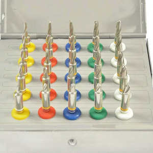 Instrumentos quirúrgicos para el ombligo Kit de taladros quirúrgicos cónicos Juego de 25 piezas Tapones para procedimientos de implantes dentales Instrumentos manuales - Product Image 6