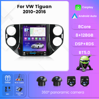 Autoradio Android MEKEDE TS, système audio, lecteur, WIFI, prise en charge 4G, DVR, DSP, TMPS pour VW Tiguan 2010-2016