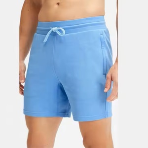 Vente en gros de shorts de survêtement athlétiques avec logo pour homme avec poches zippées 6 pouces entrejambe avec cordon de serrage Shorts de sport de gymnastique pour hommes - Product Image 2