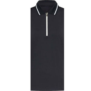 Camiseta de Manga Corta con Cuello en V, Ajustada, 100% Algodón, Estilo Inglés, Ecológica, Transpirable, con Logotipo Frontal en Relieve, Tejida, para Mujer - Product Image 3