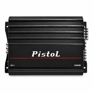 Amplificateur de <span class=keywords><strong>voiture</strong></span> monobloc classe AB 3000W de crête 450W RMS, stable à 2 <span class=keywords><strong>ohms</strong></span>, avec fonction Bass Boost et filtre passe-bas (LPF) - Product Image 4