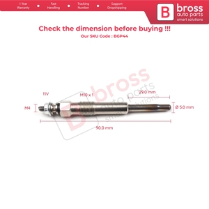 BGP44 หัวเทียน 1 ชิ้น GX90 0100226371 GN016 สำหรับ 1.5 1.9 - Product Image 5