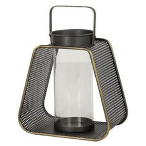 Date ronde fer lanterne noir Halloween crânes pièce centrale éclairage lampe décoration effrayant cimetière fête approvisionnement artisanat - Product Image 3