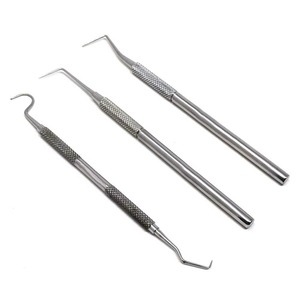 Sonde parodontale dentaire en acier inoxydable, sonde parodontale professionnelle à une seule extrémité - Product Image 6