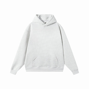 Sweat à capuche boxy pour homme personnalisé, sweat à capuche boxy à fermeture éclair de haute qualité, molleton lourd, sweat à capuche unisexe à double fermeture éclair - Product Image 2