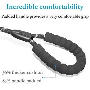 2-in-1 <span class=keywords><strong>Dual</strong></span>-Enredados <span class=keywords><strong>Dog</strong></span> Lead Rope Nenhum Emaranhado Melhor Aderência Reflexivo Nylon <span class=keywords><strong>Dog</strong></span> <span class=keywords><strong>Leash</strong></span> para Andar Sem Emaranhado - Product Image 3