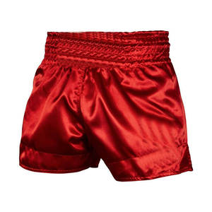 ผู้ผลิตกางเกงชกมวย MMA สีดำล้วน แห้งเร็ว พร้อมบริการสกรีนโลโก้ตามสั่ง บริการ OEM จัดส่งแบบ DDP - Product Image 1