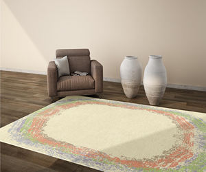 High Quality Hand Knotted Wool Nepali Style Eco-Friendly Non-Slip Area Rug Set Luxury Handmade Carpet Abstract Pattern Design - Product Image 1