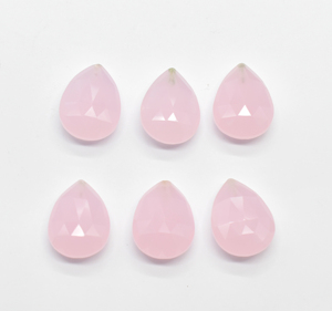 Quartz Rose Poire À Facettes 24X18X8 MM Pierres Précieuses En Vrac Cristal Quartz Rose Laboratoire Créé Gemstone Top Qualité Faceted. - Product Image 4