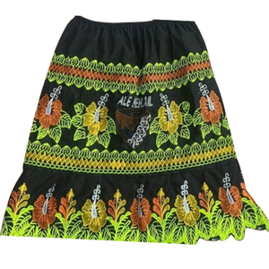 กระโปรงฮาวายทรงหลวมเอวสูงสำหรับผู้หญิงกระโปรงฮาวายทรงหลวมดีไซน์ใหม่ล่าสุดผ้าคอตตอน - Product Image 2