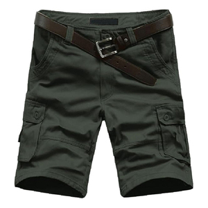 Pantalones cortos Cargo de secado rápido de diseño personalizado para hombre con pantalones cortos multibolsillos para hombre Pantalones cortos de trabajo al aire libre Teñidos lisos y pantalones cortos para hombre - Product Image 3