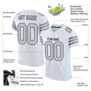 Wholesale 2024 High Quality <b>Football</b> Jersey Sublimation <b>White</b> Men Soccer Uniform <b>Football</b> Jersey Soccer Wear - Product Image 3