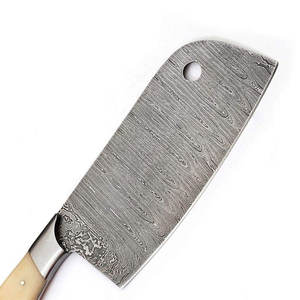 Custom Logo Leather <b>Sheath</b> Wholesale OEM Factory Direct Sale Cleaver Custom Handmade Damascus Steel Chef Cleaver - Product Image 6