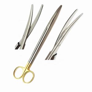 Tijeras Metzenbaum, Doradas, Rectas/Curvas, para Corte de Tejidos Delicados, Punta Roma, MSC-H-1063, Clase I - Product Image 3