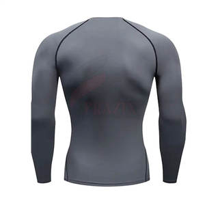 Camiseta de Compresión de Alta Calidad para Hombre, para Entrenamiento de MMA, Transpirable, Ecológica, 100% Poliéster, de Secado Rápido, a un Precio Razonable - Product Image 2