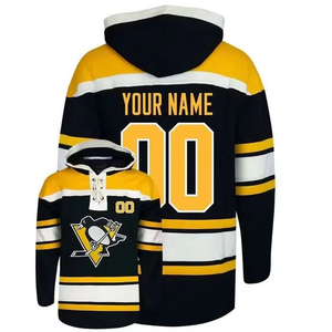 Chandail à capuchon de hockey sur mesure avec capuche réglable, idéal pour les conditions météorologiques variables, très chaud, sweats à capuche de hockey sur glace - Product Image 1