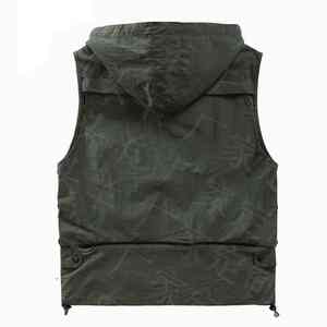 Nuevo Chaleco de verano para exteriores para hombres, chaqueta sin mangas con múltiples bolsillos para caza, senderismo, viajes, servicio OEM de talla grande disponible - Product Image 4