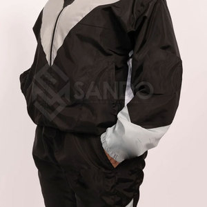 Conjunto de cortavientos de color sólido Conjunto de cortavientos transpirable Conjunto de cortavientos con diseño de logotipo personalizado - Product Image 3