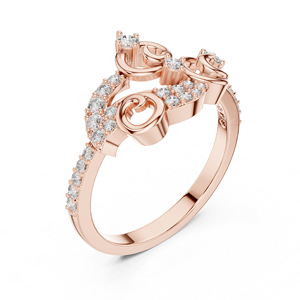 Anillo de Oro Amarillo Chapado en Oro con Diamante Cultivado en Laboratorio, Redondo, para Mujer |   Compromiso y Boda |   Regalo para Fiestas |   Diamante Cultivado Nuevo - Product Image 6