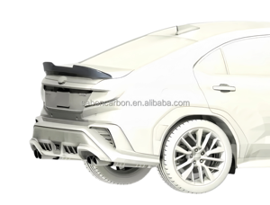 Alerón trasero de fibra de carbono estilo OEM alerón trasero pico de pato para <span class=keywords><strong>Subaru</strong></span> <span class=keywords><strong>WRX</strong></span> S4 2022 + - Product Image 3