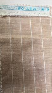 Vestido de verano de primera calidad, suministro al por mayor de tela para niñas, colores sólidos de moda, mezcla de algodón y lino, ropa elegante de peso pesado - Product Image 4