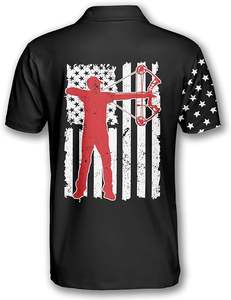 Oem Diseño Tiro con arco Camisas Rendimiento Transpirable Estirable Secado rápido Oem Ropa deportiva Equipo Jersey al por mayor - Product Image 3