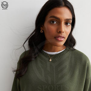 Sweat-shirt manches longues Fabricant professionnel matériau premium Impression personnalisée Sweat-shirt léger pour femme. - Product Image 2