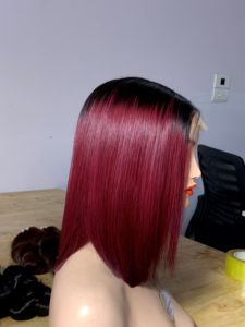 G ผมBody Wave HumanHair Ombreสีวิกผมสังเคราะห์ส่วนกลางลูกไม้วิกผมธรรมชาติวิกผมไฟเบอร์สําหรับผู้หญิง - Product Image 6