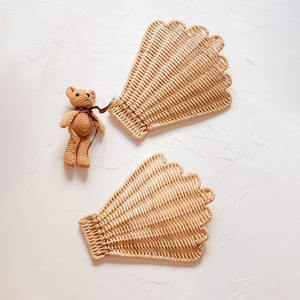 เปลือกหอยสำหรับห้องนอนสถานรับเลี้ยงเด็กทารกแบบแขวนผนังทำจากหวายสำหรับห้องเด็ก - Product Image 3