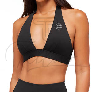 Meilleur prix Soutien-gorge de sport respirant simple sans couture de haute qualité pour femmes Yoga Gym Séchage rapide Extensible dans les quatre sens - Product Image 4