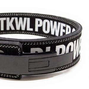 Cinturón de Levantamiento de Pesas de Cuero Genuino de 13 mm con Letras Impresas y Correas Suaves Antideslizantes para Entrenamiento de Powerlifting - Product Image 5