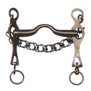 Logo personalizado de alta calidad, revestimiento negro, brocas de caballo portugués español, brocas de entrenamiento ecuestres elegantes de acero inoxidable - Product Image 1