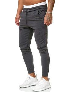 Pantalones Deportivos Holgados de Cintura Alta para Hombre, de Algodón y Felpa, Casuales y Deportivos, para Invierno - Product Image 4