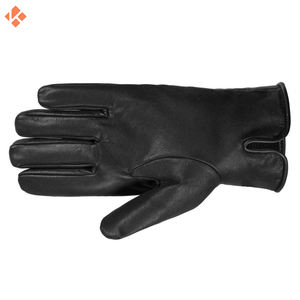 New Fashion Dress Zipper Side Cashmere Lining Outer Door Keep Warm Shopping Business Women's Genuine Sheep Skin Leather <b>Gloves</b> - Product Image 2