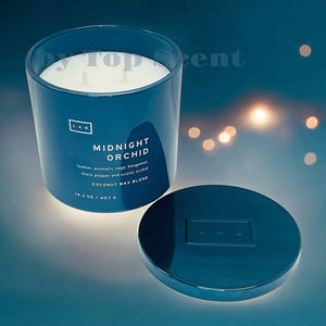 Orchidée de Minuit, Cire de Coco, Décoration d'Intérieur, Élégante et Luxueuse - Product Image 1