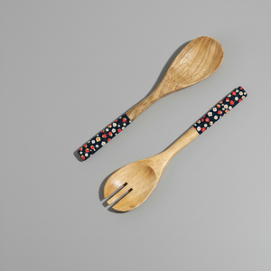 Elegante Juego de Cubiertos de Madera de Mango con Capa de Esmalte, Cubertería para Mesa, Fiestas, Hogar, Restaurante, Suministro al por Mayor del Fabricante - Product Image 6