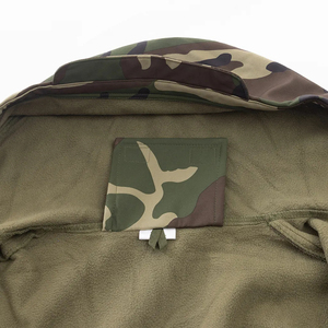 Veste de chasse pour homme, solide, imperméable, en toile, softshell, coupe-vent, respirante, camping, OEM - Product Image 5