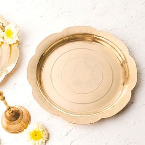 Cuenco para servir Eleve su experiencia gastronómica y aproveche los beneficios para la salud de Kansa con nuestro cuenco para servir de bronce exquisitamente hecho a mano - Product Image 4