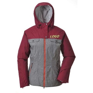 Vestes d'hiver pour femmes en coton à capuche avec fermeture éclair respirantes et imperméables, grandes tailles - Product Image 6