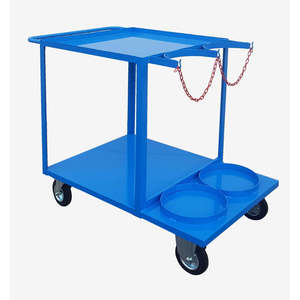 Chariot de soudage à double support de cylindre arrière avec aimants pour diverses applications - Product Image 1