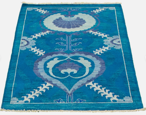 Haute qualité à la main laine Oushak tapis turc noeud Style abstrait lavable adolescent prière pique-nique chambre décor à la maison usage domestique - Product Image 1
