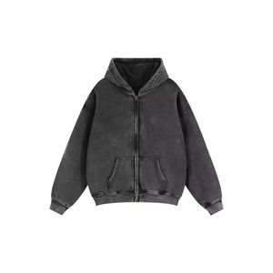 Sudadera con capucha para hombre con logotipo personalizado de mezcla de algodón básico, ropa de calle de alta calidad, serigrafía, tejido con capucha, poliéster/algodón para primavera - Product Image 1