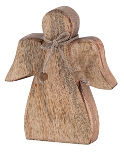 Pomme en bois avec décoration de Noël en feuille pour une utilisation de table de maison de vacances - Product Image 4