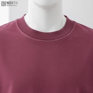 เสื้อยืด100% สำหรับผู้ชายเสื้อยืดโอเวอร์ไซส์ธรรมดางานปักลายผ้าคอตตอนออกแบบได้ตามที่ต้องการน้ำหนักมาก - Product Image 3