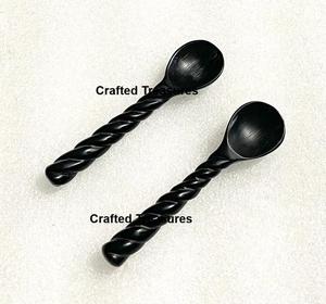 Cuchara de Resina de Estilo Moderno, Cuchara de Té para el Desayuno, Vajilla, Utensilios de Cocina, Juego de 2 Cucharas de Servir al Mejor Precio - Product Image 3