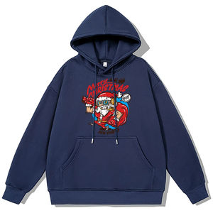 <b>Christmas</b> Oversize Printed <b>Hoodies</b> Custom Sports Pullover <b>Christmas</b> <b>Hoodies</b> High Quality Cotton <b>Christmas</b> Men's <b>Hoodies</b> - Product Image 3
